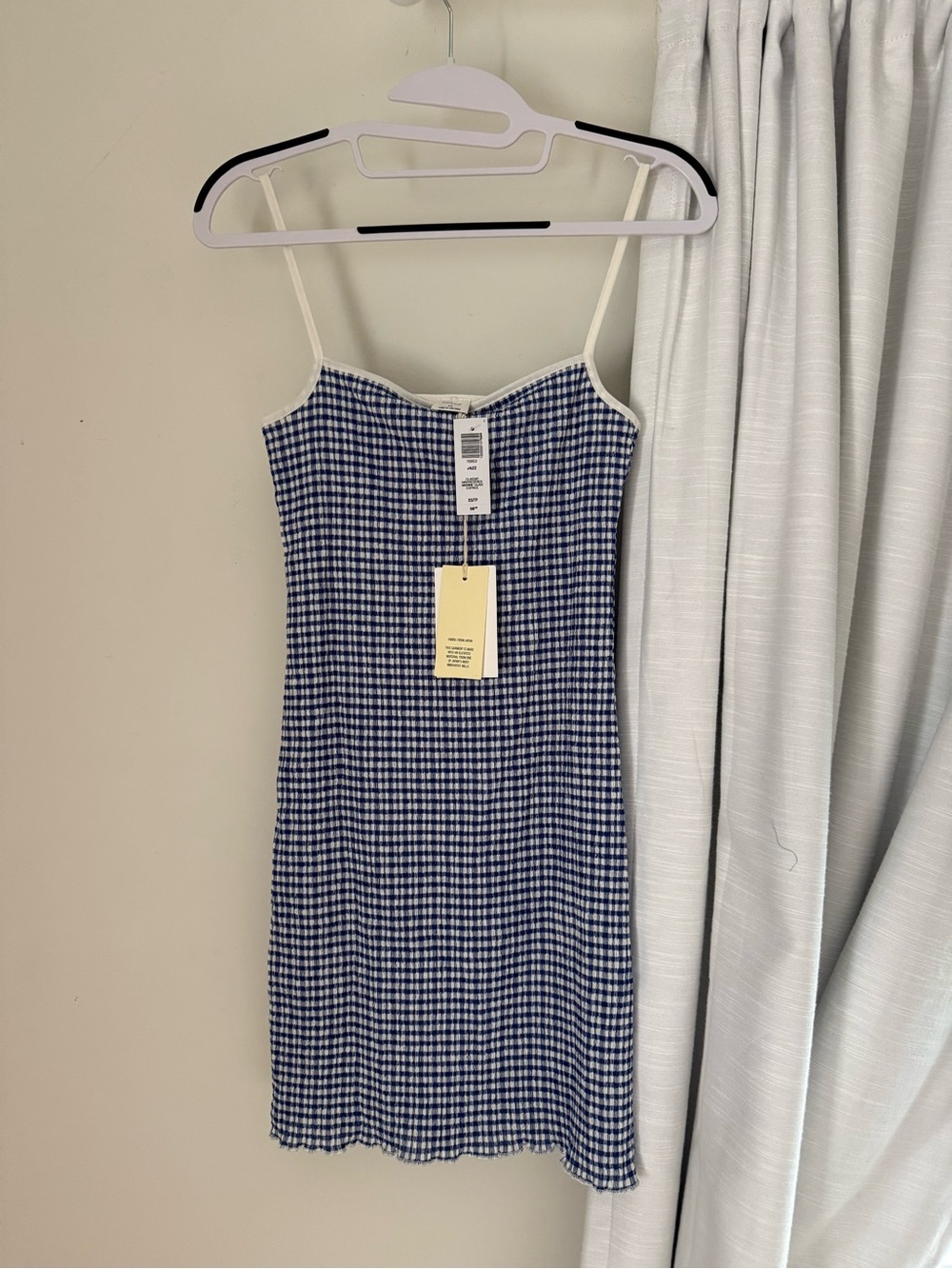 Wilfred Checkered Jazz Mini Dress